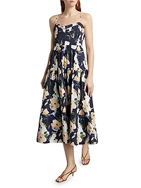 Verona Floral Midi-Dress