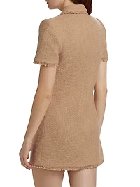 Pammy Cotton Tweed A-Line Minidress