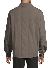 Quilted Cotton-Blend Overshirt