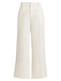 Alliston Crepe Wide-Leg Pants