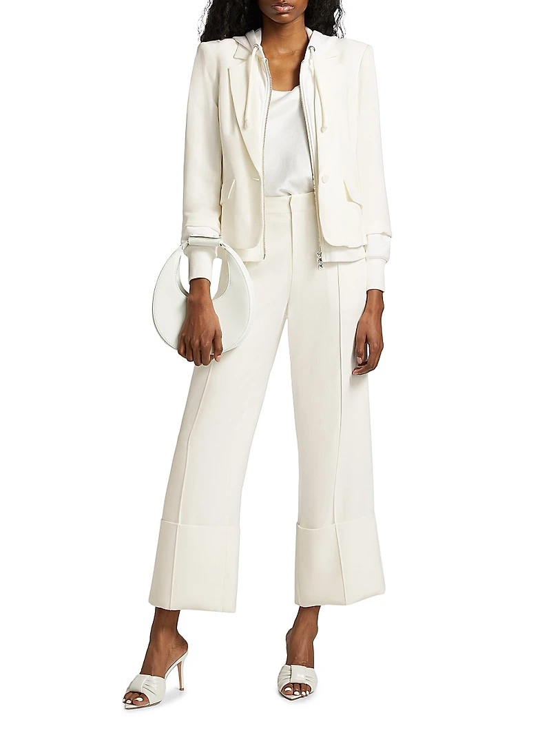 Alliston Crepe Wide-Leg Pants