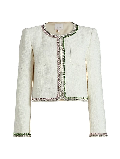 Verity Embellished Collarless Jacket