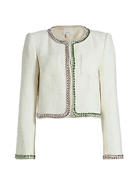 Verity Embellished Collarless Jacket