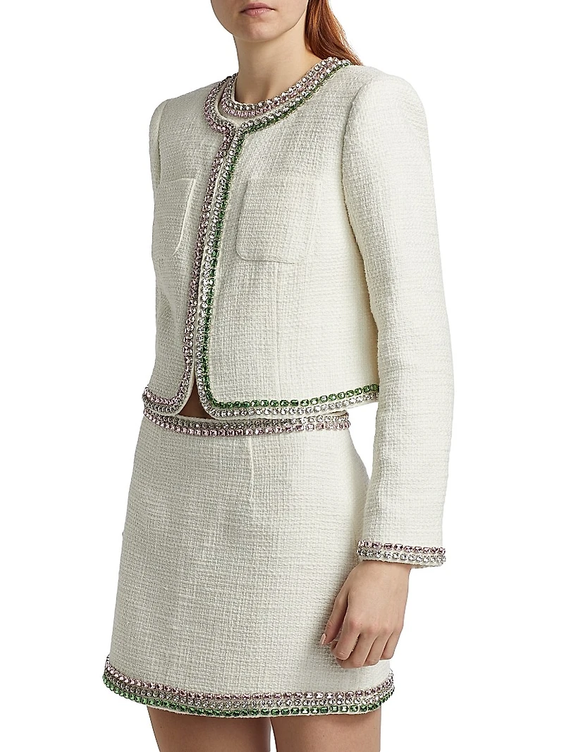 Verity Embellished Collarless Jacket