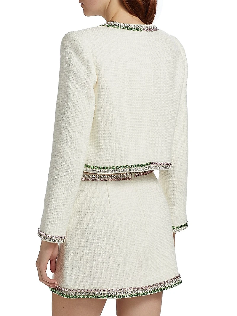 Verity Embellished Collarless Jacket