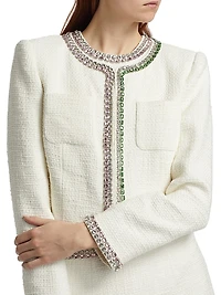 Verity Embellished Collarless Jacket