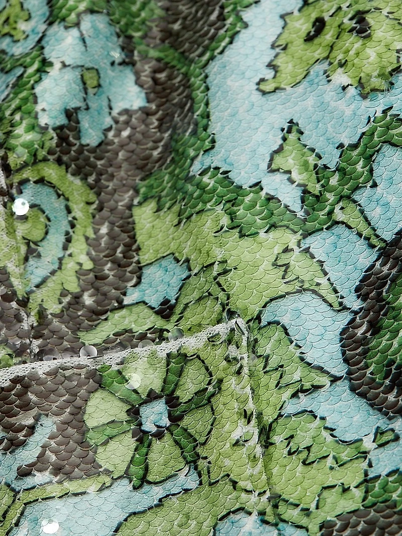 Aspen Sequined Damask Crop Jacket