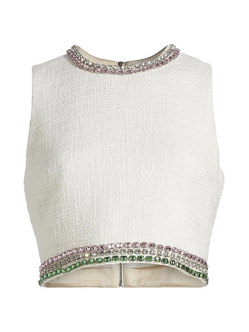 Verity Tweed Crop Top