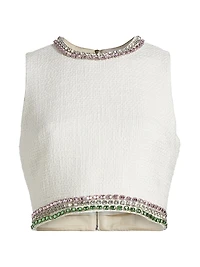 Verity Tweed Crop Top