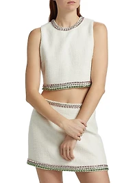 Verity Tweed Crop Top