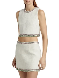 Verity Tweed Crop Top