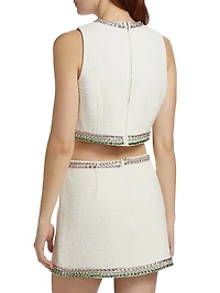 Verity Tweed Crop Top