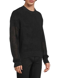 Open Gauge Knit Sweater