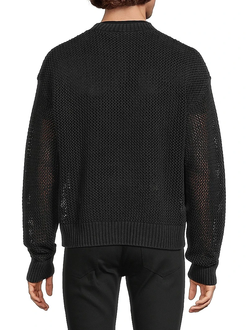 Open Gauge Knit Sweater