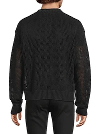 Open Gauge Knit Sweater