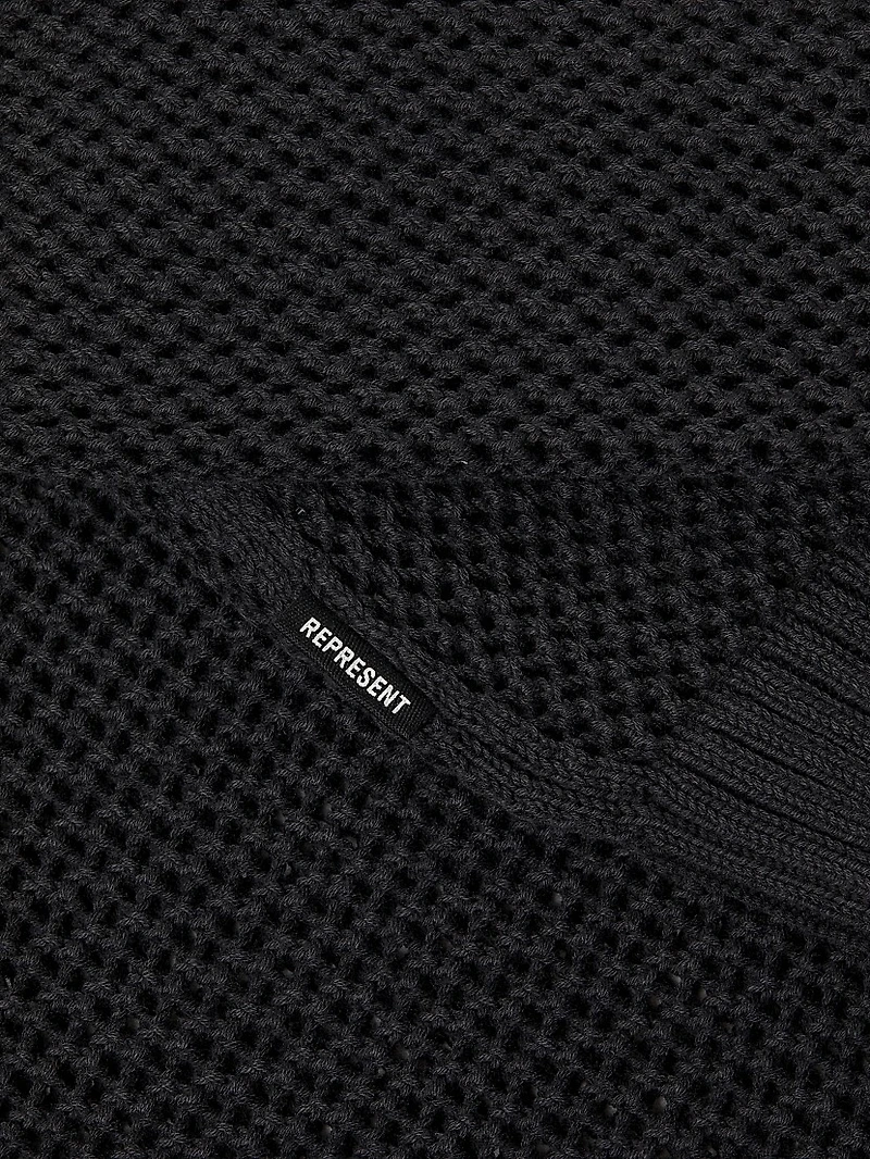 Open Gauge Knit Sweater