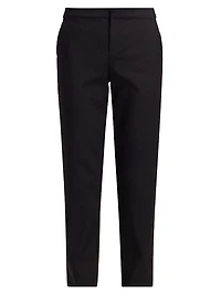 Savannah Cotton-Blend Skinny Ankle Pants