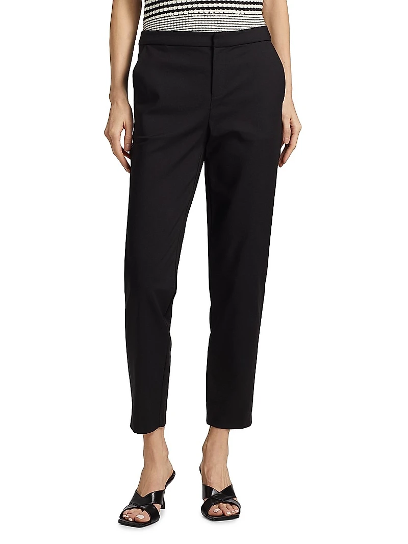 Savannah Cotton-Blend Skinny Ankle Pants