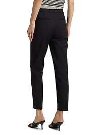 Savannah Cotton-Blend Skinny Ankle Pants