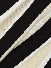 Eloise Striped Cotton A-Line Minidress