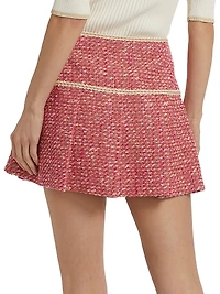Anya Tweed Pleated Skort