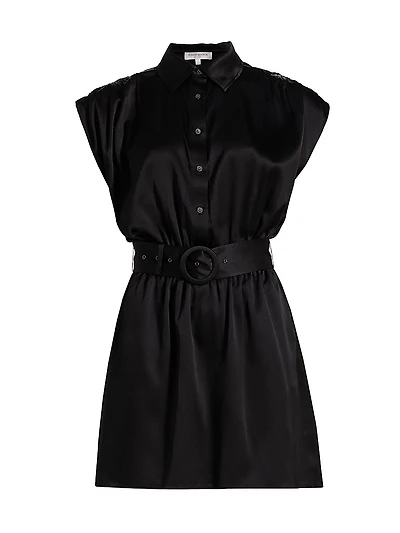 Nava Stretch Silk Minidress