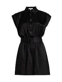 Nava Stretch Silk Minidress