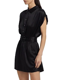 Nava Stretch Silk Minidress