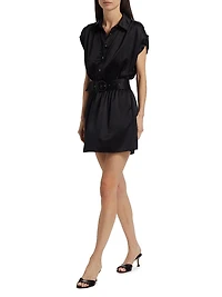 Nava Stretch Silk Minidress
