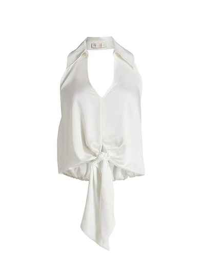 Lucinda Tie-Waist Halter Top