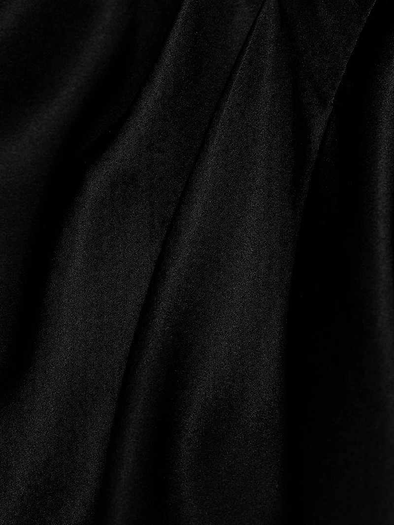 Nan Draped Stretch Silk Dress