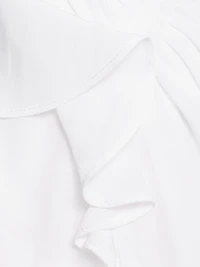 Sandra Ruffled Long-Sleeve Top