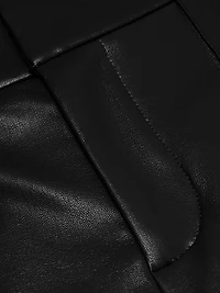 Dylan Wide-Leg Faux Leather Trousers