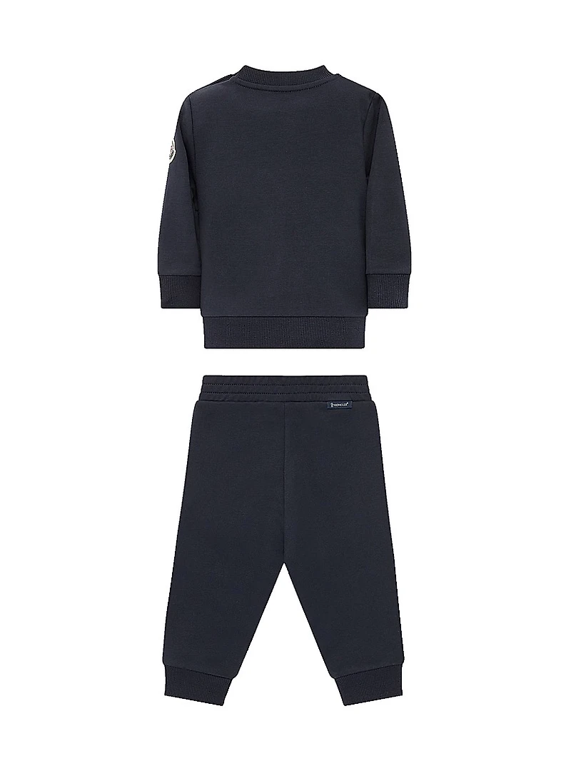 Baby Boy's & Little Grow Cotton Sweatsuit Set