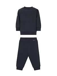 Baby Boy's & Little Grow Cotton Sweatsuit Set