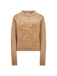 Crew Neck Sweater in Cotton