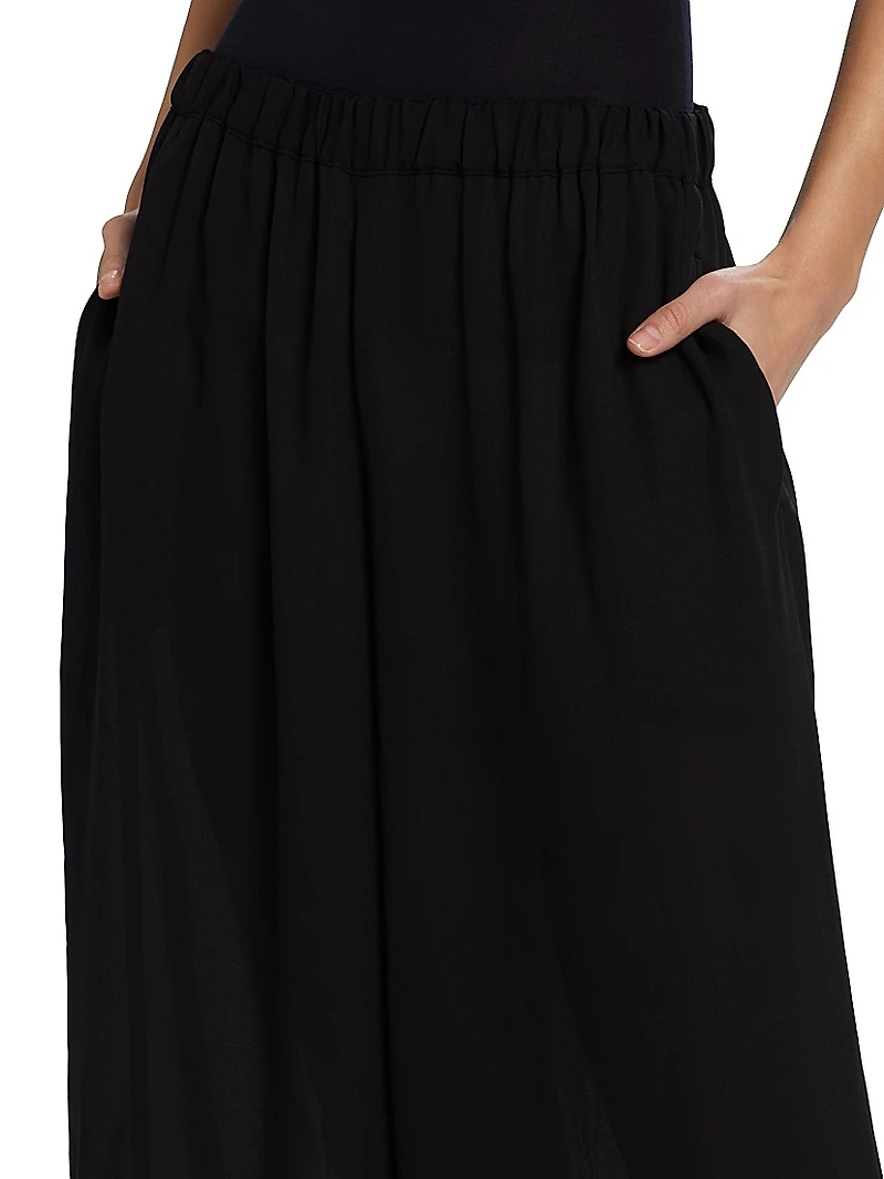 Georgette Ankle-Length Pants
