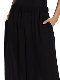 Georgette Ankle-Length Pants