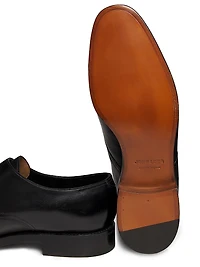 William Double-Buckle Monk Shoes