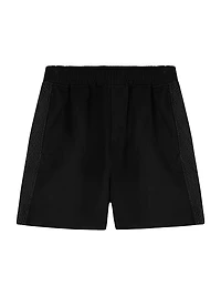 Knitted Panel Shorts
