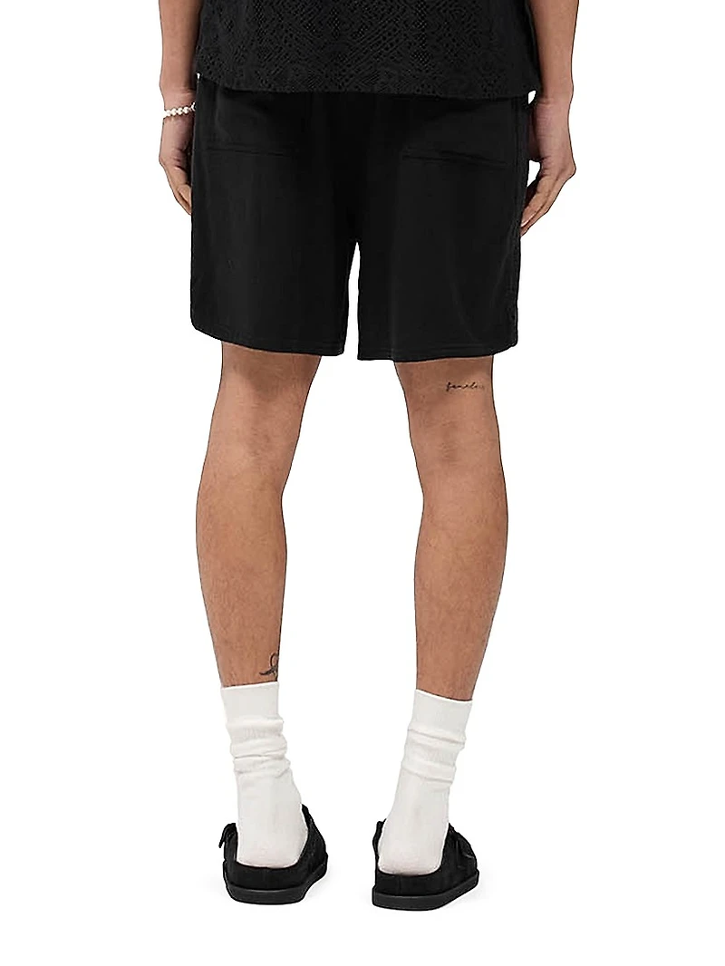 Knitted Panel Shorts