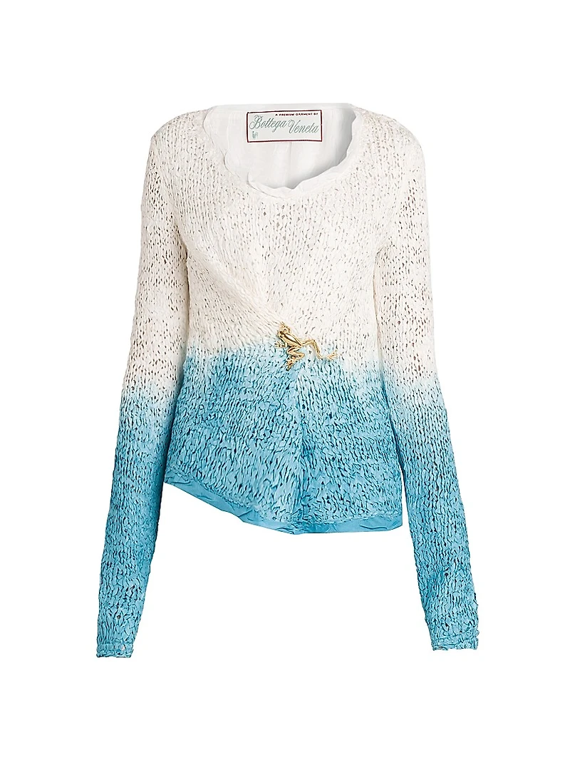 Ombré Wool-Silk Sweater