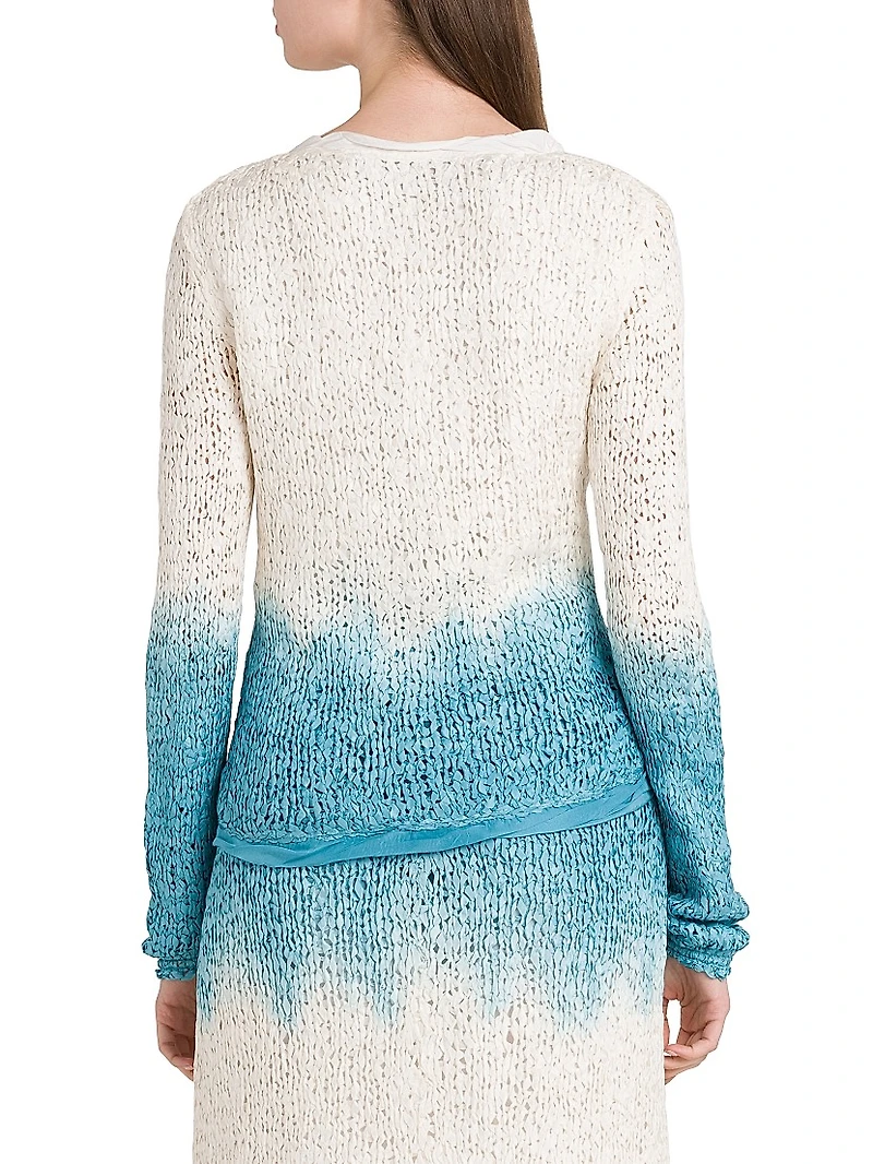 Ombré Wool-Silk Sweater