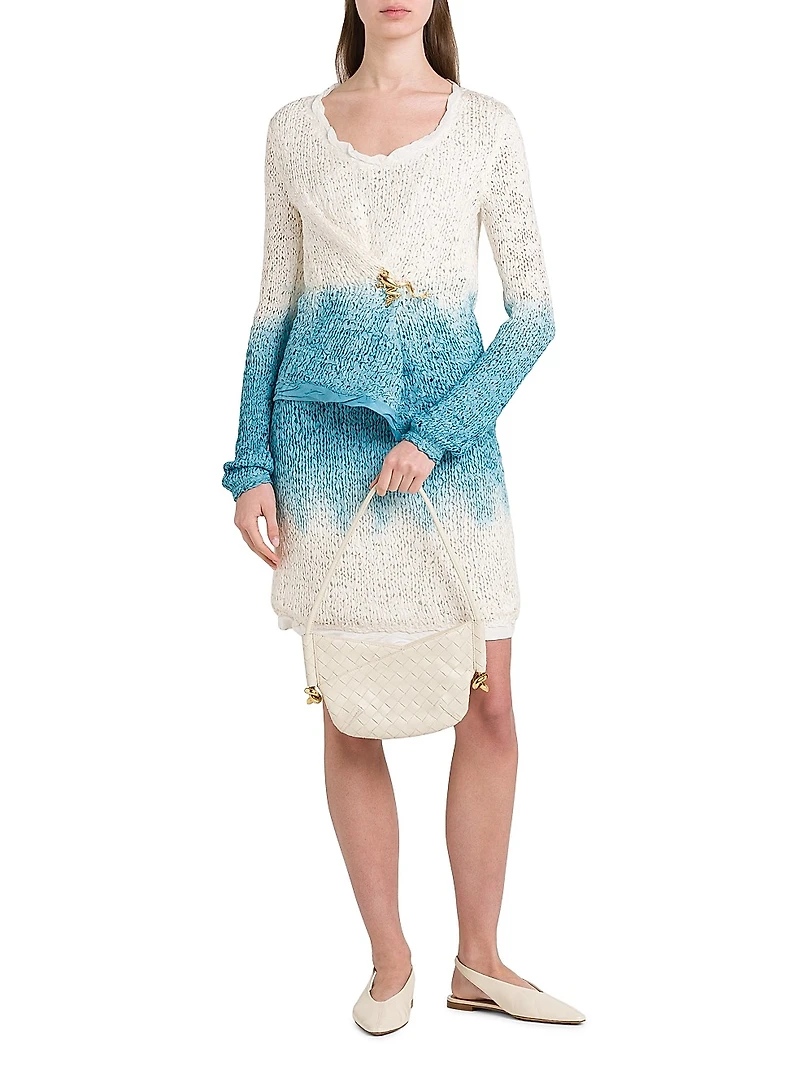 Ombré Wool-Silk Sweater