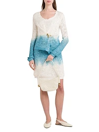 Ombré Wool-Silk Sweater