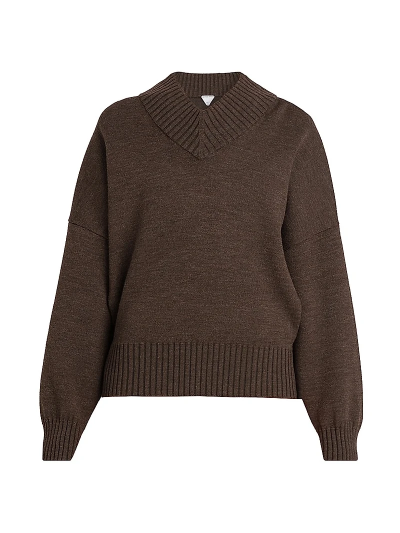 Oversized Double-Knit Sweater