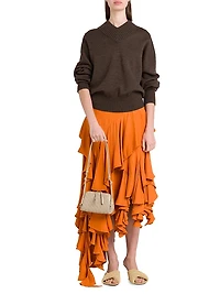 Oversized Double-Knit Sweater