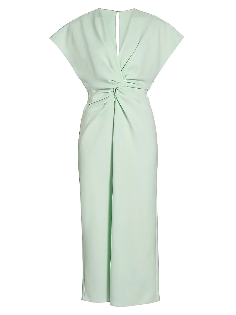Jackie Twist-Front Cocktail Dress
