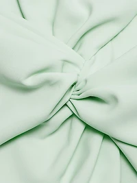 Jackie Twist-Front Cocktail Dress
