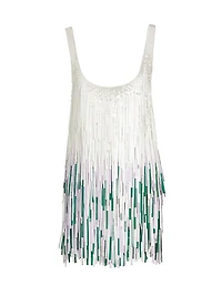 Fringe Tank Minidress